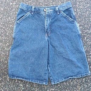 Wrangler Carpenter Shorts Denim 16 R adjustable waist